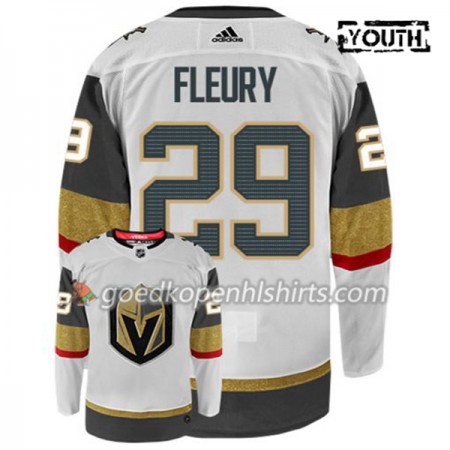 Vegas Golden Knights Marc-Andre Fleury 29 Adidas Wit Authentic Shirt - Kinderen
